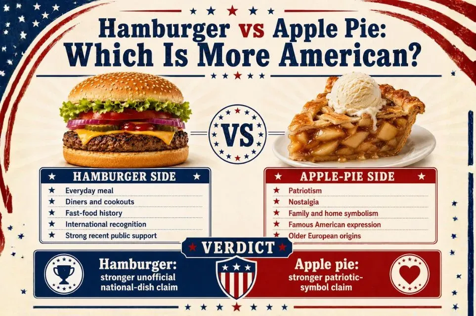 Hamburger vs Apple pie