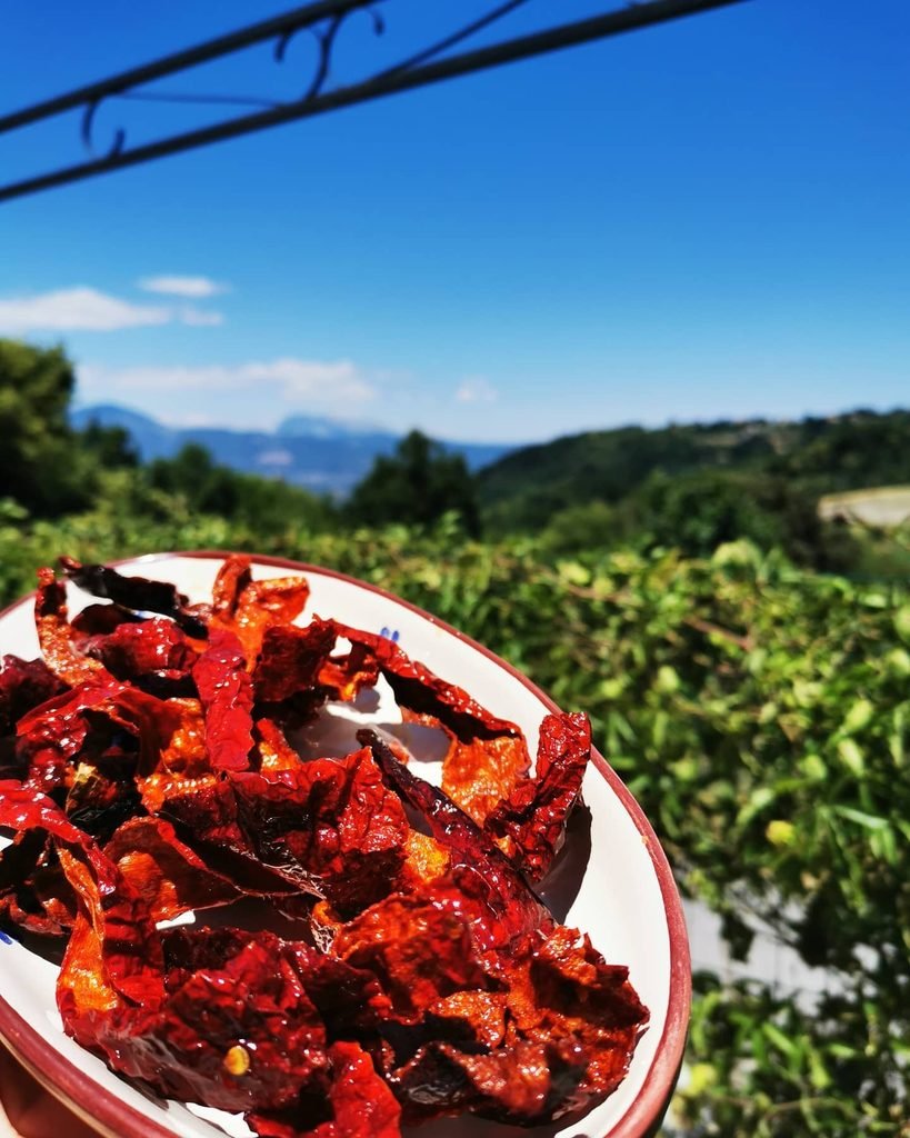 Cruschi (dried red peppers)